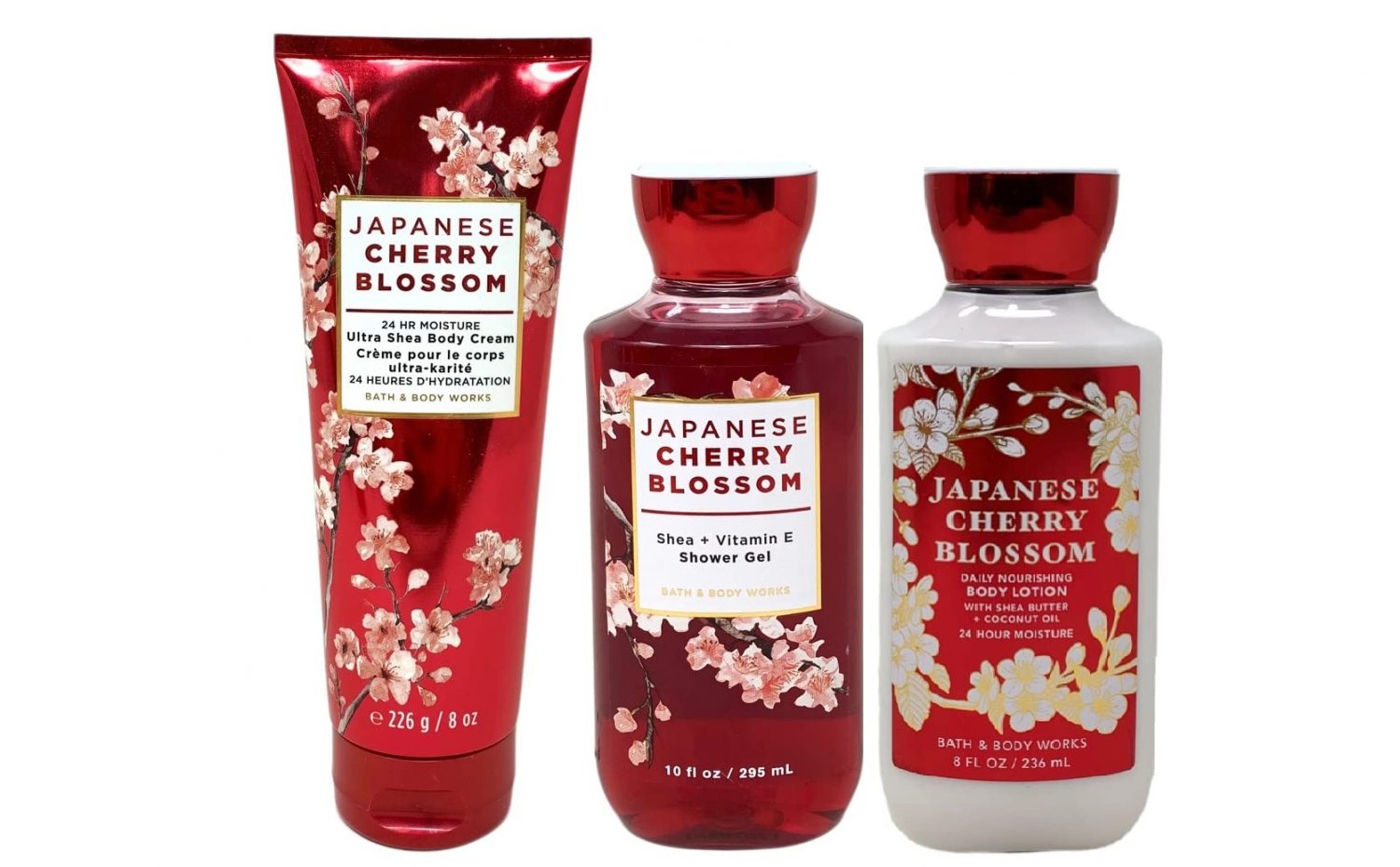 Bath & Body Works Japanese Cherry Blossom Gift Set - Luvia Beauty ...